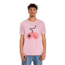 Load image into Gallery viewer, Minimalist Heart Game Valentine&#39;s Day T-Shirt - Pink (Lifestyle, Men&#39;s)
