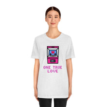 Load image into Gallery viewer, Gaming One True Love Arcade T-Shirt - Light Grey (Lifestyle)
