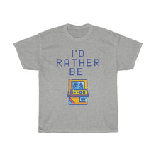 Load image into Gallery viewer, I&#39;d Rather be Arcade Gaming T-Shirt - Sport Grey
