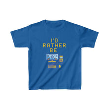 Load image into Gallery viewer, I&#39;d Rather be PC Gaming Kids T-Shirt - Royal

