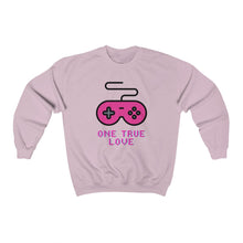 Load image into Gallery viewer, Gaming One True Love Valentine&#39;s Day Sweatshirt - Pink
