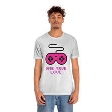 Load image into Gallery viewer, Gaming One True Love Retro Controller T-Shirt - Silver (Lifestyle, Men&#39;s)
