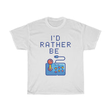Load image into Gallery viewer, I&#39;d Rather be Gaming T-Shirt - Game Pad - White
