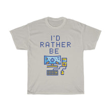 Load image into Gallery viewer, I&#39;d Rather be PC Gaming T-Shirt - Ice Grey
