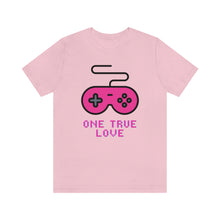 Load image into Gallery viewer, Gaming One True Love Retro Controller T-Shirt - Pink
