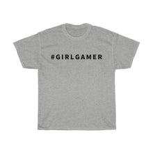 Load image into Gallery viewer, Hashtag Girl Gamer T-Shirt - Sport Grey
