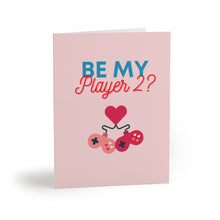 Load image into Gallery viewer, Be My Player Two Video Game Valentine&#39;s Cards (Front)

