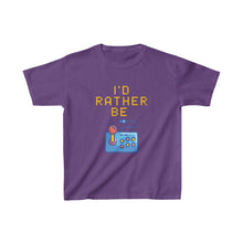 Load image into Gallery viewer, I&#39;d Rather be Gaming Retro Game Pad Kids T-Shirt

