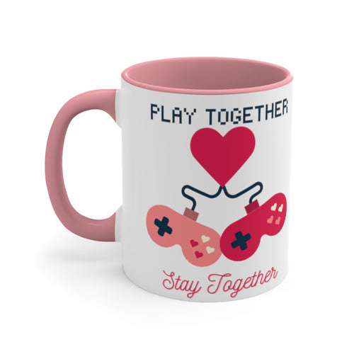 Play Together Stay Together Valentine's Day Mug
