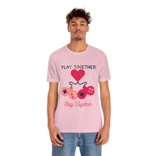 Load image into Gallery viewer, Play Together Stay Together Couple&#39;s T-Shirt - Pink (Lifestyle, Men&#39;s)
