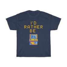 Load image into Gallery viewer, I&#39;d Rather be Arcade Gaming T-Shirt - Navy

