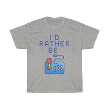 Load image into Gallery viewer, I&#39;d Rather be Gaming T-Shirt - Game Pad - Sport Grey
