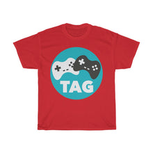 Load image into Gallery viewer, Two Average Gamers Circle Logo T-Shirt - Red
