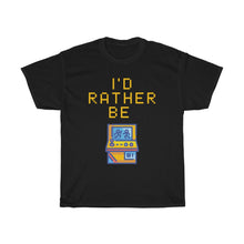 Load image into Gallery viewer, I&#39;d Rather be Arcade Gaming T-Shirt - Black
