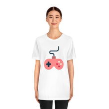Load image into Gallery viewer, Minimalist Heart Game Valentine&#39;s Day T-Shirt - White (Lifestyle)
