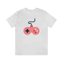Load image into Gallery viewer, Minimalist Heart Game Valentine&#39;s Day T-Shirt - Silver
