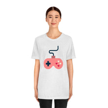Load image into Gallery viewer, Minimalist Heart Game Valentine&#39;s Day T-Shirt - Silver (Lifestyle)
