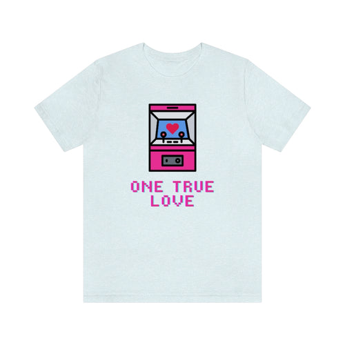 Gaming One True Love Arcade T-Shirt (Light Blue)