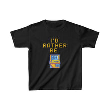 Load image into Gallery viewer, I&#39;d Rather be Gaming Arcade Kids T-Shirt - Black

