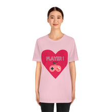 Load image into Gallery viewer, Player One Gamer T-Shirt - Pink (Lifestyle)
