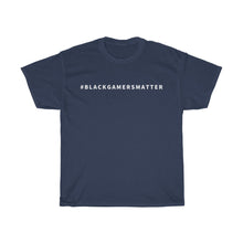 Load image into Gallery viewer, Hashtag Black Gamers Matter T-Shirt - Navy
