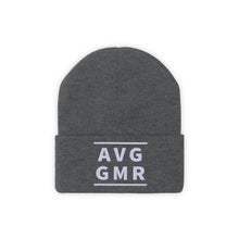 Load image into Gallery viewer, Average Gamer Embroidered Knit Beanie (Front)
