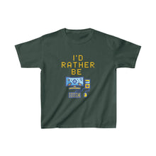 Load image into Gallery viewer, I&#39;d Rather be PC Gaming Kids T-Shirt - Forest Green

