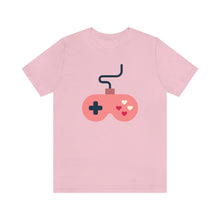Load image into Gallery viewer, Minimalist Heart Game Valentine&#39;s Day T-Shirt - Pink
