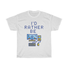 Load image into Gallery viewer, I&#39;d Rather be PC Gaming T-Shirt - White
