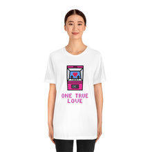 Load image into Gallery viewer, Gaming One True Love Arcade T-Shirt - White (Lifestyle)
