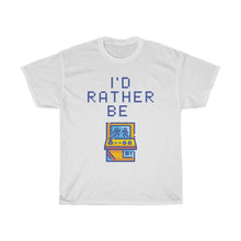Load image into Gallery viewer, I&#39;d Rather be Arcade Gaming T-Shirt - White
