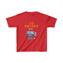 Load image into Gallery viewer, I&#39;d Rather be PC Gaming Kids T-Shirt - Red
