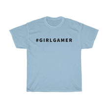 Load image into Gallery viewer, Hashtag Girl Gamer T-Shirt - Light Blue
