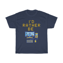 Load image into Gallery viewer, I&#39;d Rather be PC Gaming T-Shirt - Navy
