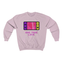 Load image into Gallery viewer, Gaming One True Love Nintendo Switch Valentine&#39;s Day Sweatshirt - Pink
