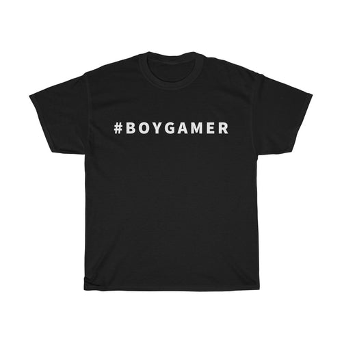 Hashtag Boy Gamer T-Shirt - Black