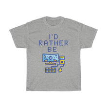 Load image into Gallery viewer, I&#39;d Rather be PC Gaming T-Shirt - Sport Grey
