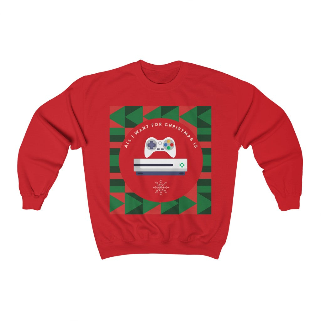 All I Want For Christmas is an xBox Sweatshirt (Red)